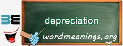 WordMeaning blackboard for depreciation